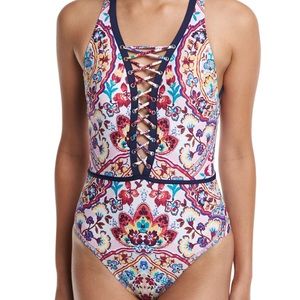 🆕 Nanette Lepore Festival Folklore Swimsuit